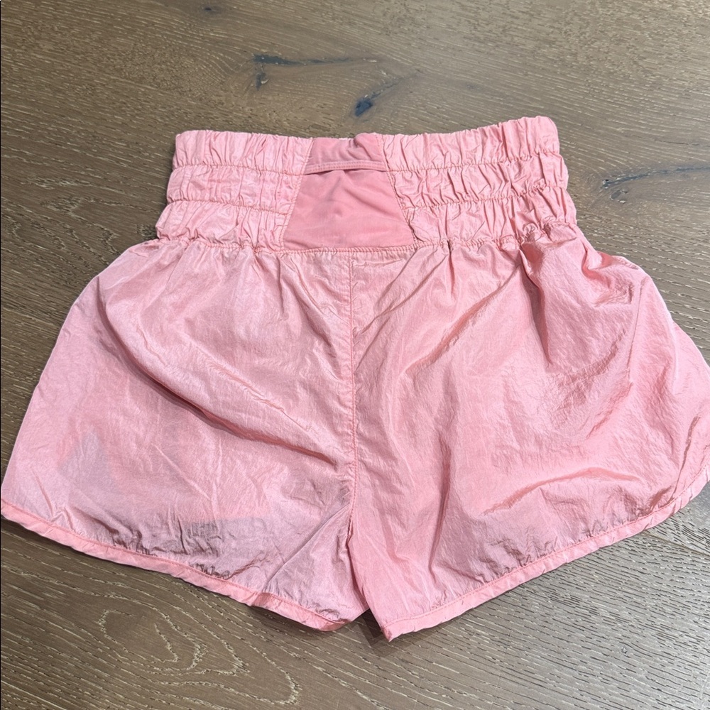 FREE PEOPLE FP Movement Pink Athletic Shorts, High Waist size M - Picture 4 of 5